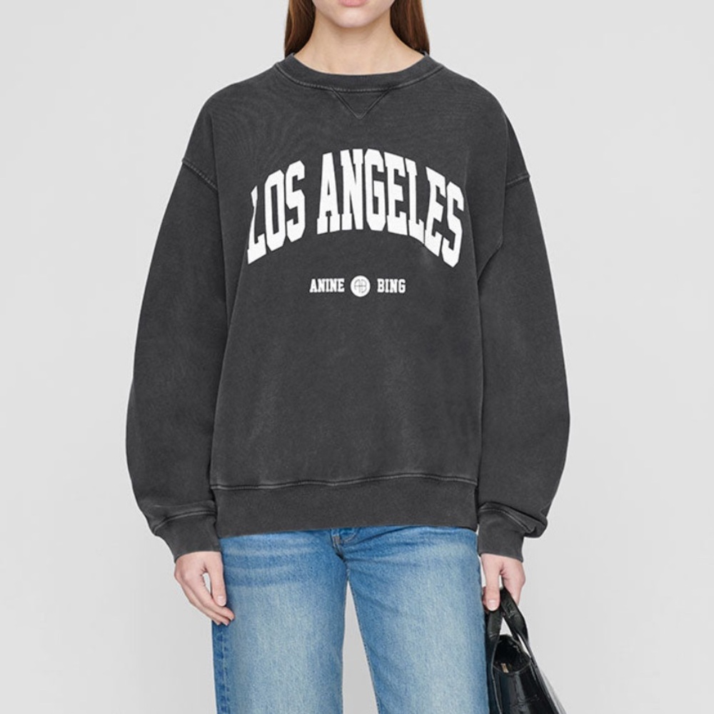 Anine Bing Charcoal Sweatshirt. Size small.